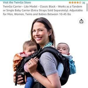 NEW TwinGo Tandem Baby Carrier. BRAND new never used. Perfect condition.